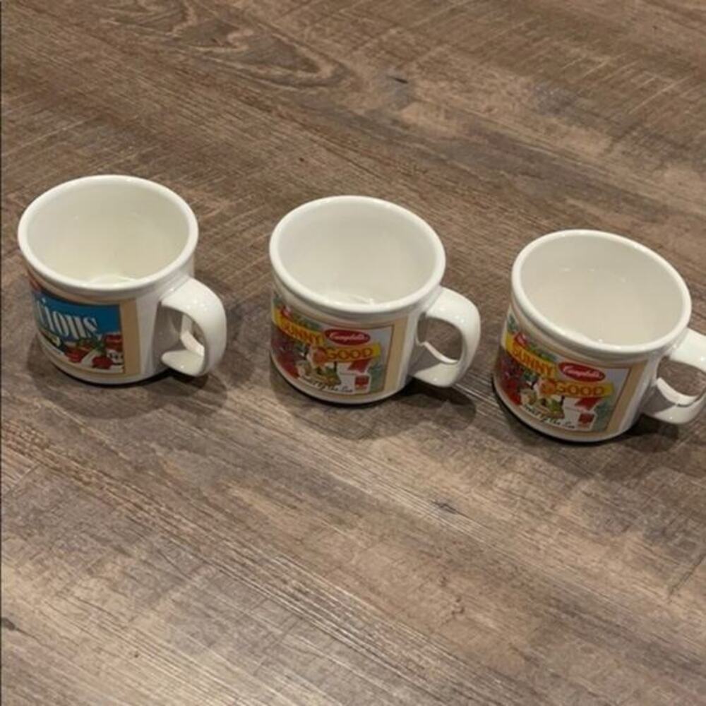 Vintage Campbells soup Mugs set of 3